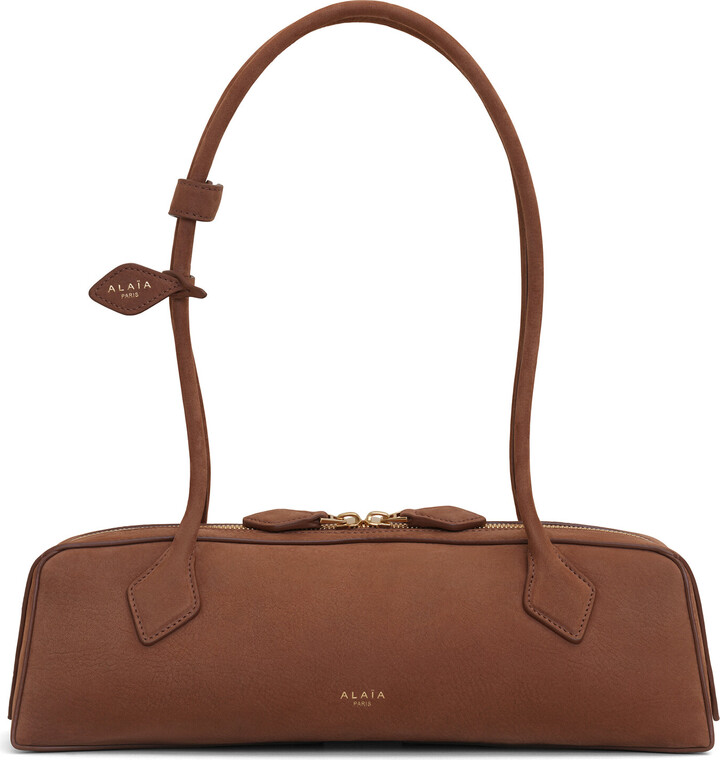 Alaia Le Teckel Medium Nubuck Bag