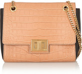 Thumbnail for your product : Emilio Pucci Leather-paneled crocodile shoulder bag