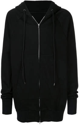 Julius zipped hooded jacket