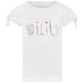 Thumbnail for your product : Oilily OililyGirls White Logo Print Tabra Top