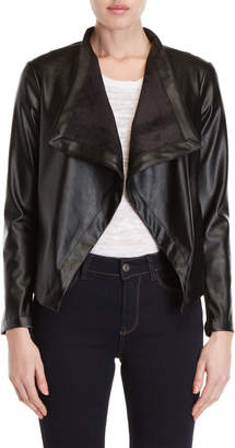 BB Dakota Black Faux Leather Jacket