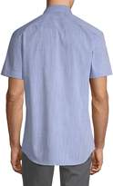 Thumbnail for your product : Bertigo Chaz Cotton Button-Down Shirt