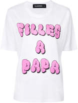 Thumbnail for your product : Filles a papa logo print T-shirt