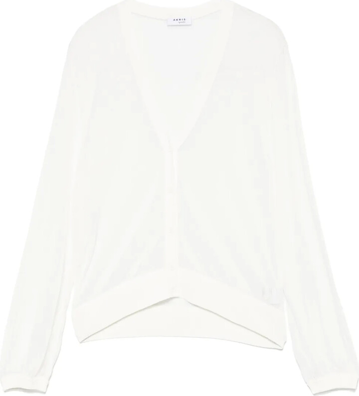 Akris Punto Semi-Sheer Cardigan