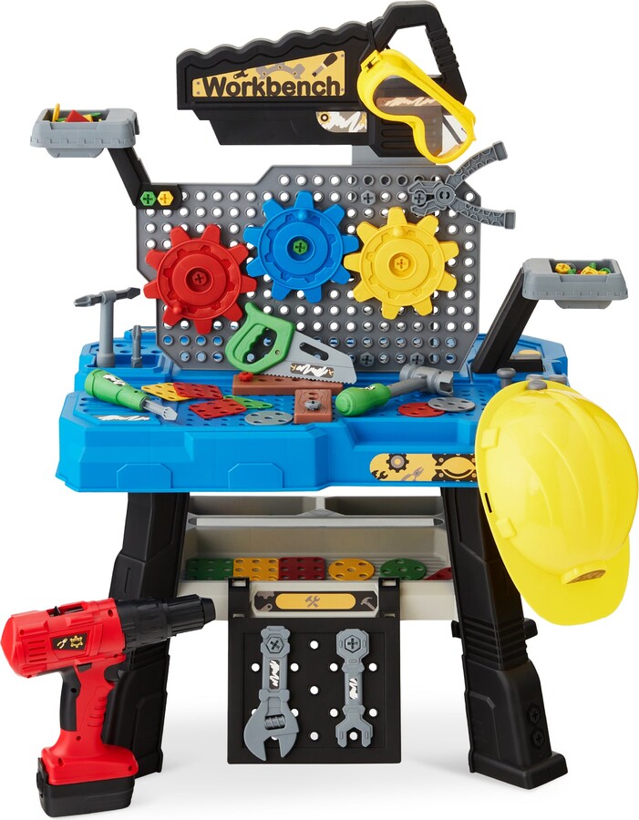 Best Choice Products Pretend Play Kid's Workbench, Child's Construction ...