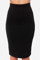 Thumbnail for your product : BB Dakota Blake Quilted Black Skirt