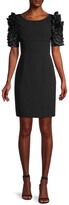 Thumbnail for your product : Shani Ruffle-Sleeve Bodycon Dress