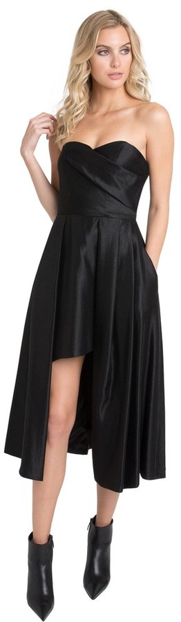 black halo caine cocktail dress