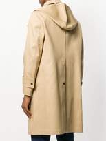 Thumbnail for your product : Thom Browne Detachable Hood Snap Front Parka (38") In Mackintosh