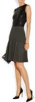 Thumbnail for your product : Donna Karan Ribbed stretch-knit flared skirt