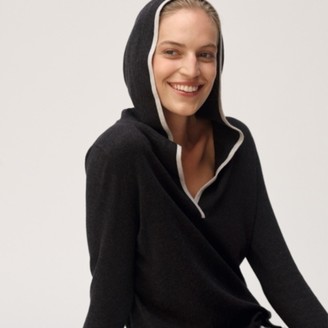 white company hoodie