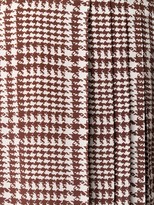 Thumbnail for your product : Alessandra Rich High-Waisted Houndstooth Skirt