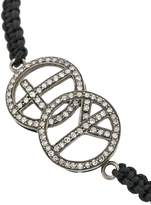 Thumbnail for your product : Gemco diamond peace charm bracelet