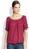 Thumbnail for your product : Joie Eleanor Silk Bow-Back Blouse