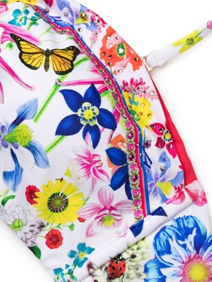 Camilla Floral-Print Bikini Top