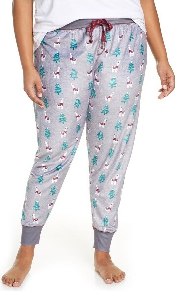 PJ Salvage P.J.SalvageWomensAlpacaWinterPajamaLoungePants,hthrgray,1X