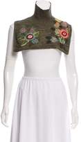 Thumbnail for your product : Dries Van Noten Floral-Embroidered Turtleneck Dickie