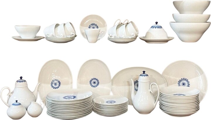 Rosenthal Porcelain Dinner "romanze" Set By Björn Wiinblad, 1958