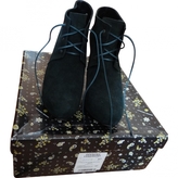 Thumbnail for your product : Opening Ceremony Forest Green Stefania Wedge Shoes