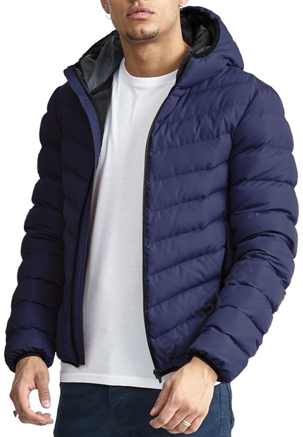Boys Black Ombre Padded Coat (1-7yrs) - Matalan