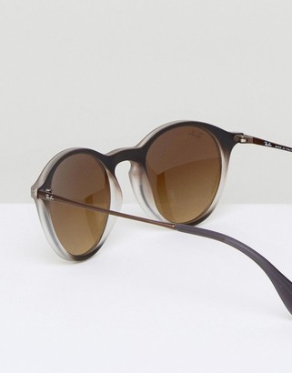 Ray-Ban Round Sunglasses In Brown