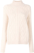 Thumbnail for your product : Lanvin cable-knit turtleneck sweater