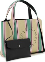 Thumbnail for your product : Stella McCartney 'stella Logo' Raffia Tote Bag