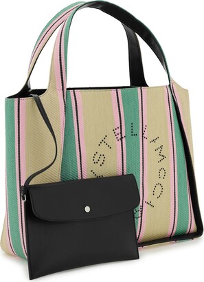 Stella McCartney 'stella Logo' Raffia Tote Bag