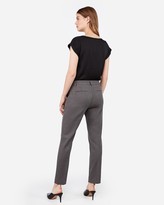 Thumbnail for your product : Express Mid Rise Pinstripe Columnist Ankle Pant