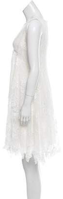 Nina Ricci Sleeveless Lace Dress