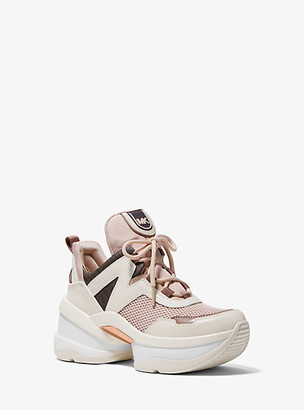soft leather trainers