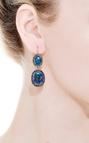 Thumbnail for your product : Andrea Fohrman Unique Oval Australian Opal And Blue Sapphire Earrings