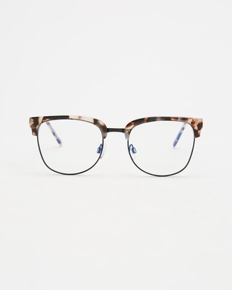 Quay Women's Brown Round - Evasive - Blue Light Lenses - Size One Size at The Iconic