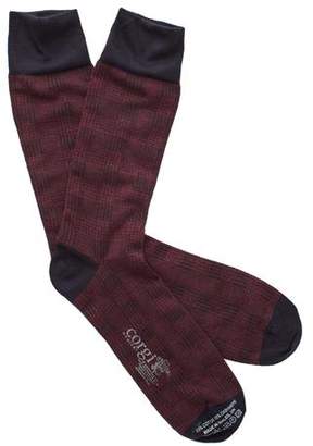 Corgi Cotton Cashmere Plaid Socks