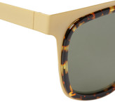 Thumbnail for your product : L.G.R Glorioso Coated Stainless Steel and Acetate Sqaure-Frame Sunglasses