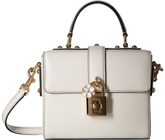 Dolce & Gabbana Soft Leather Small Dolce Fold-Over Shoulder Handbags