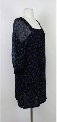 Anna Sui Black Floral & Hearts Tunic Dress