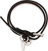 Thumbnail for your product : Alexander McQueen Black Snakeskin Wrap Bracelet