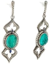 Thumbnail for your product : Armenta Elongated Open Oval Cross Earrings