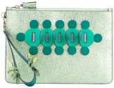 Thumbnail for your product : Anya Hindmarch embellished clutch bag