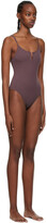 Thumbnail for your product : Eres Burgundy Universel One-Piece Swimsuit