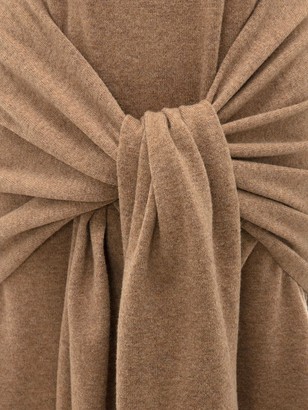 J.W.Anderson A-line Midi Knit Dress W/ Belt Detail