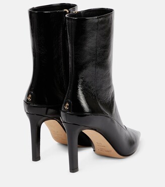 Jimmy Choo Mavie 85 patent leather ankle boots