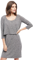 Thumbnail for your product : Motherhood Maternity Tiered Nursing Dress - Grey
