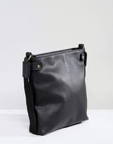 Thumbnail for your product : ASOS Messenger Bag With Zip Front Detail