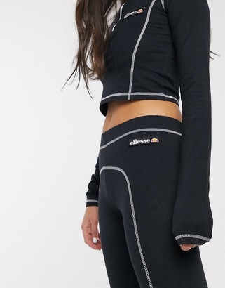 Ellesse leggings with contrast stitching co-ord