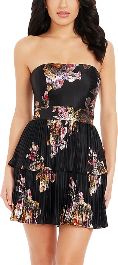 Dress the Population Libby Tiered Mini Dress