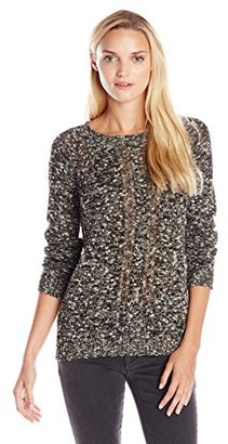 Sanctuary Women's Easy Marled Popover Sweater