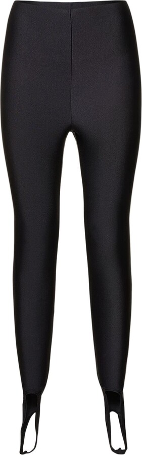 THE ANDAMANE New Holly 80's shiny lycra leggings - ShopStyle