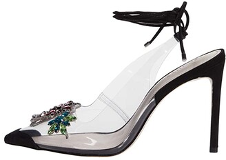 Tracie embellished vinyl & leather pump Clearance